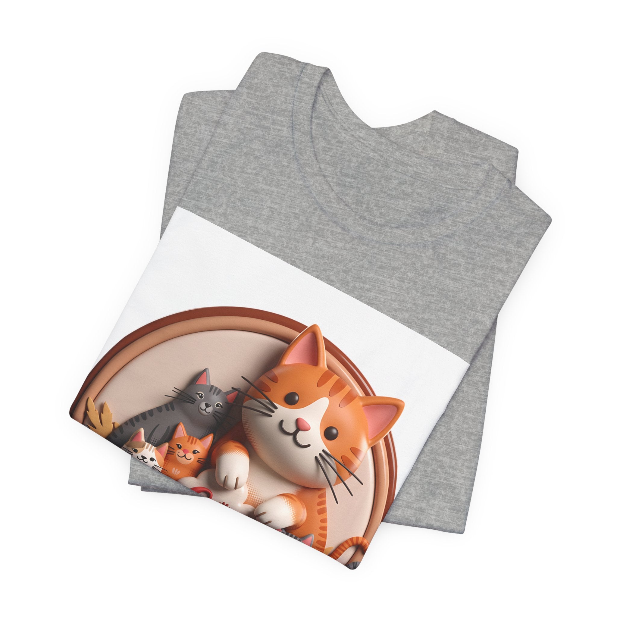 Cat Lover T-Shirt — Cute Cartoon Cats Graphic Tee