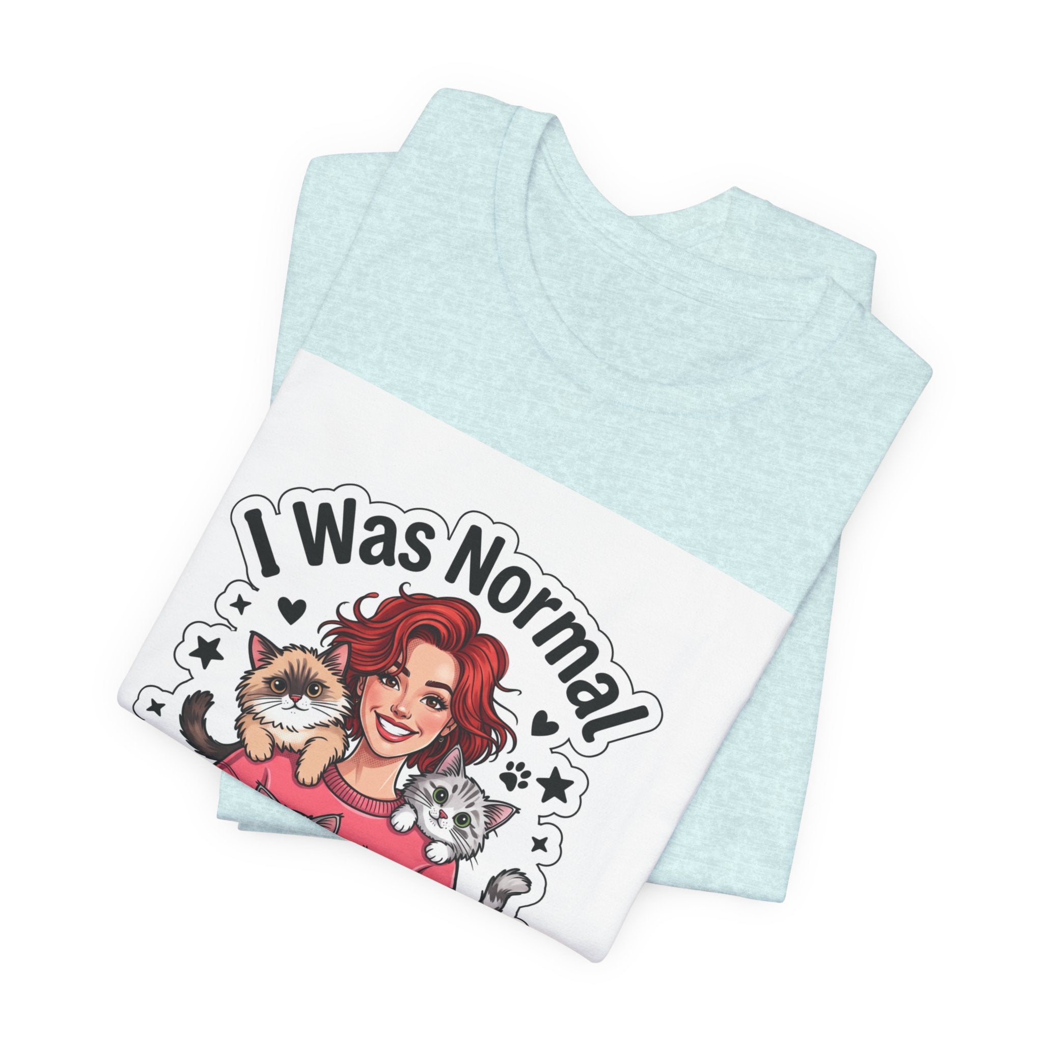 I Was Normal 3 Cats Ago T-Shirt — Funny Cat Lover Tee