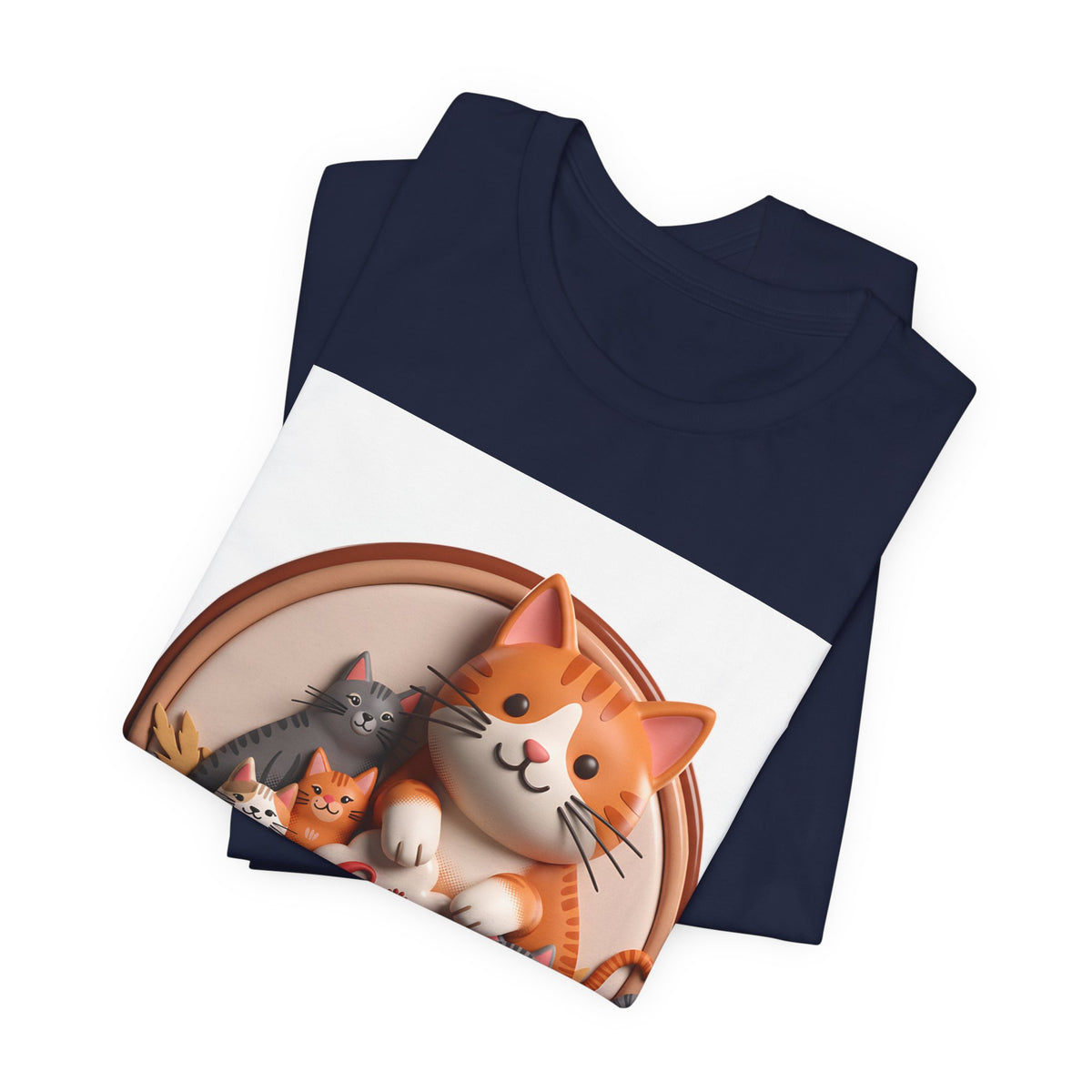 Cat Lover T-Shirt — Cute Cartoon Cats Graphic Tee