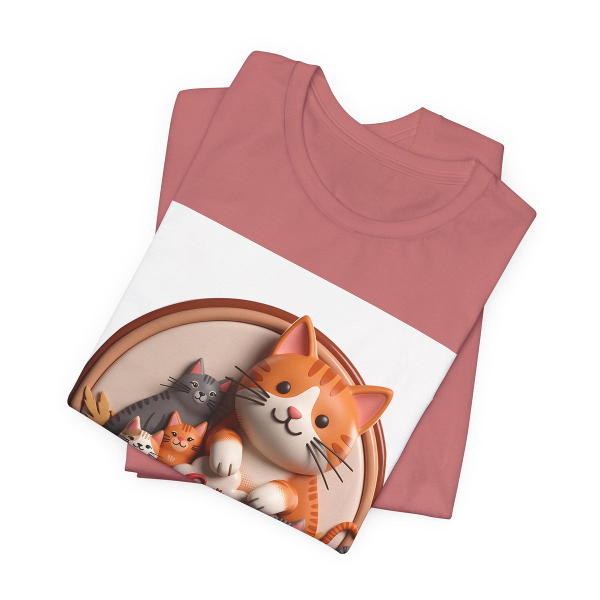 Cat Lover T-Shirt — Cute Cartoon Cats Graphic Tee