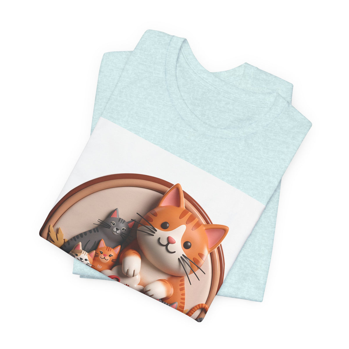 Cat Lover T-Shirt — Cute Cartoon Cats Graphic Tee