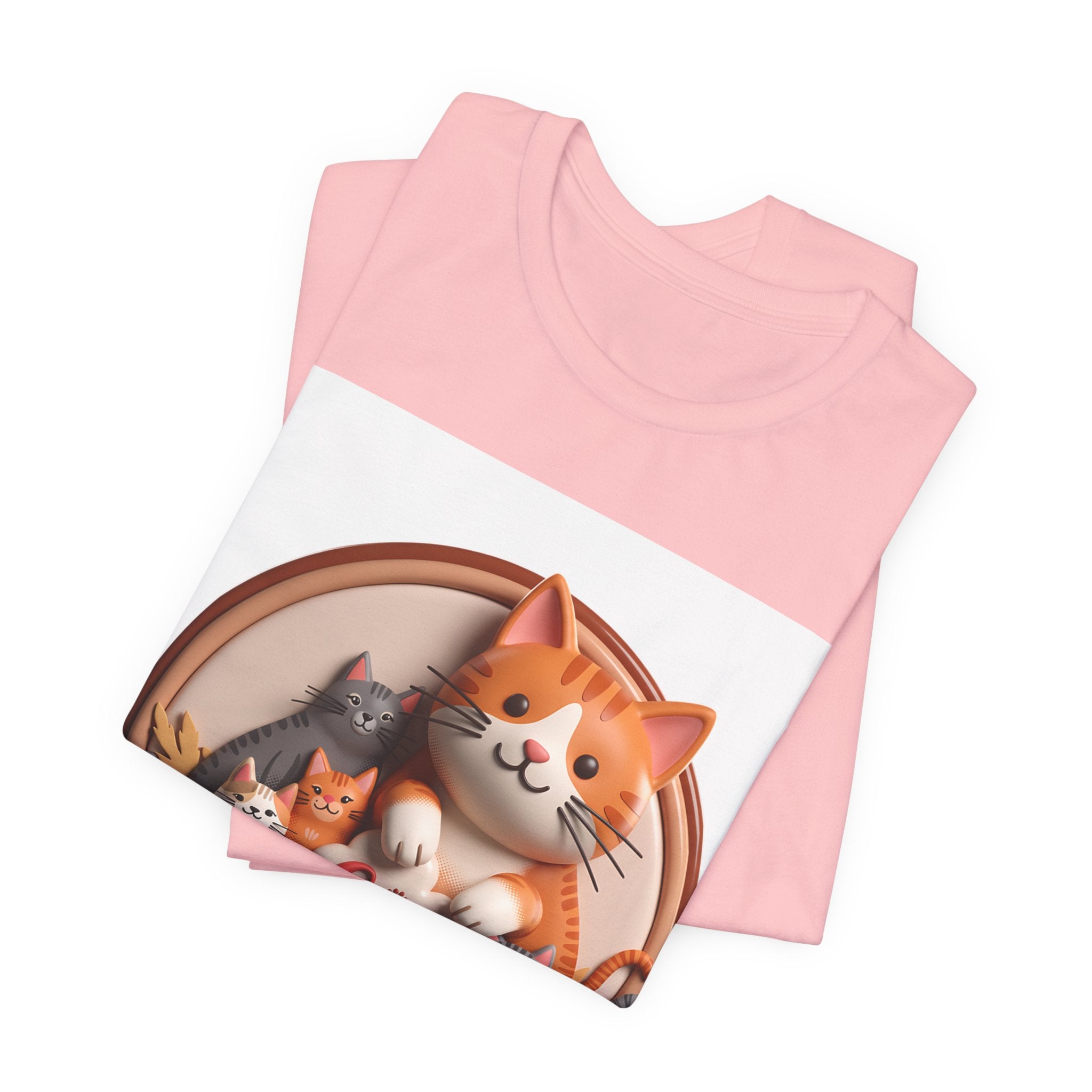 Cat Lover T-Shirt — Cute Cartoon Cats Graphic Tee