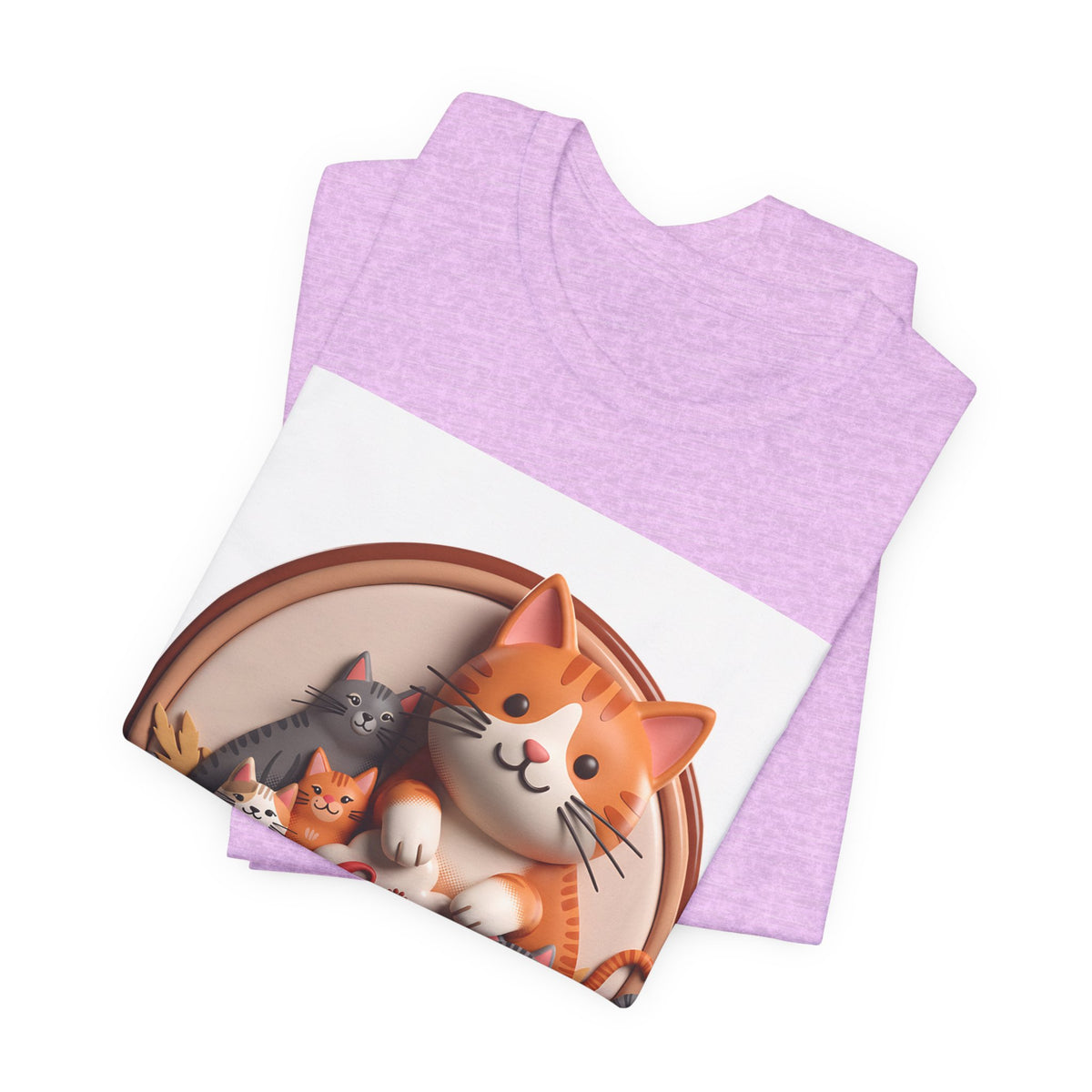 Cat Lover T-Shirt — Cute Cartoon Cats Graphic Tee