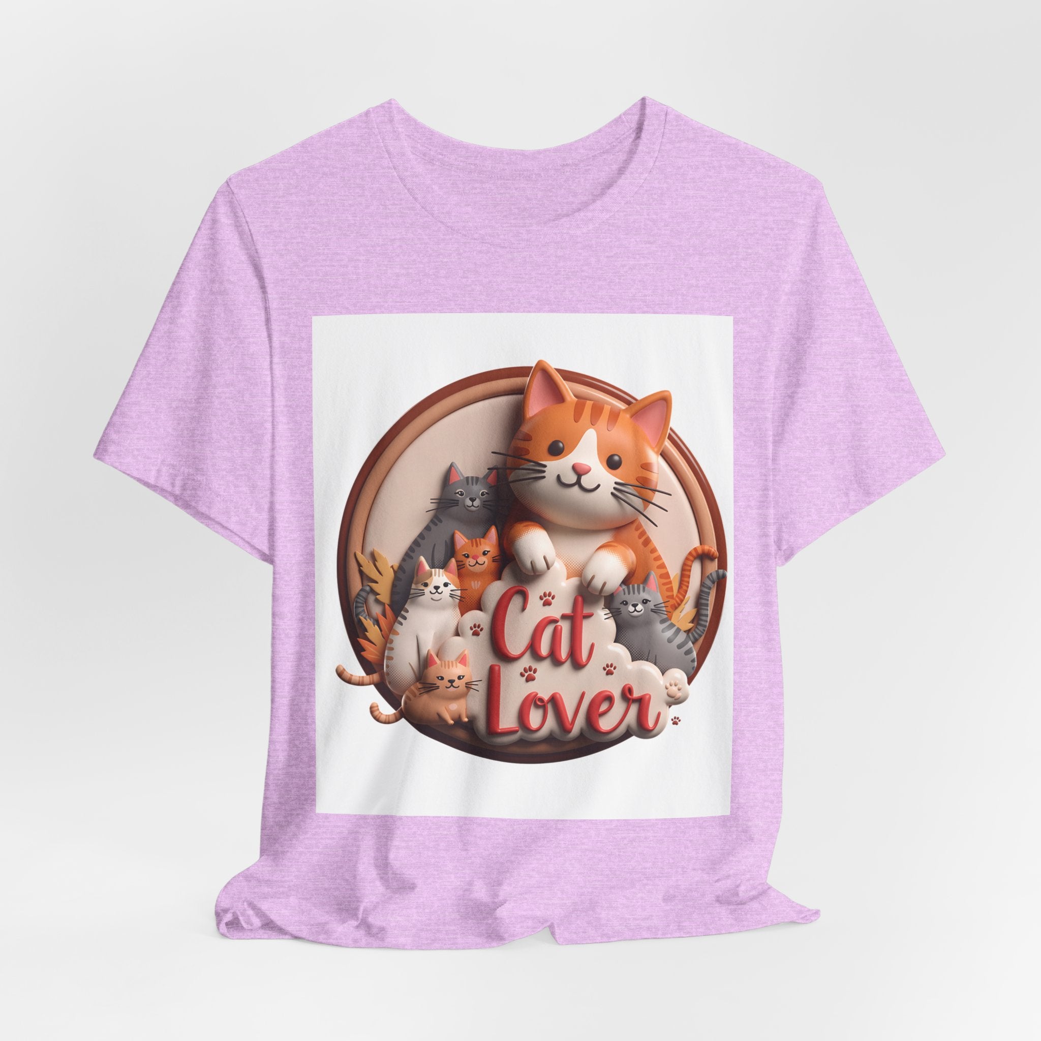 Cat Lover T-Shirt — Cute Cartoon Cats Graphic Tee