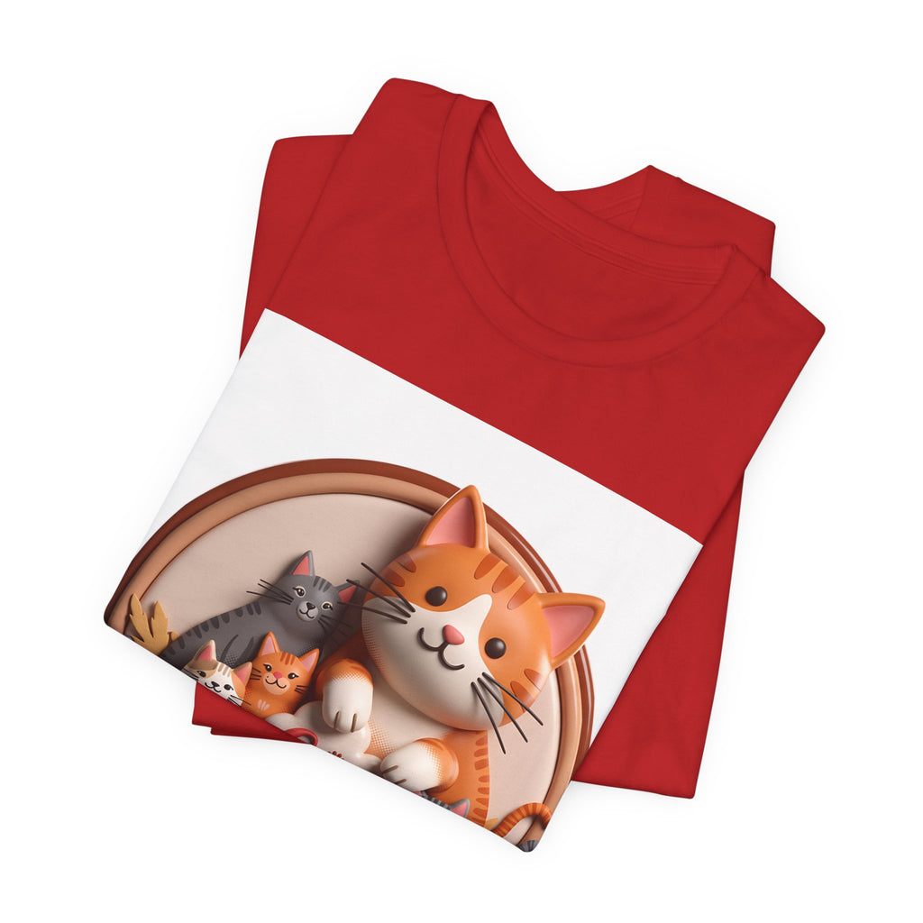 Cat Lover T-Shirt — Cute Cartoon Cats Graphic Tee