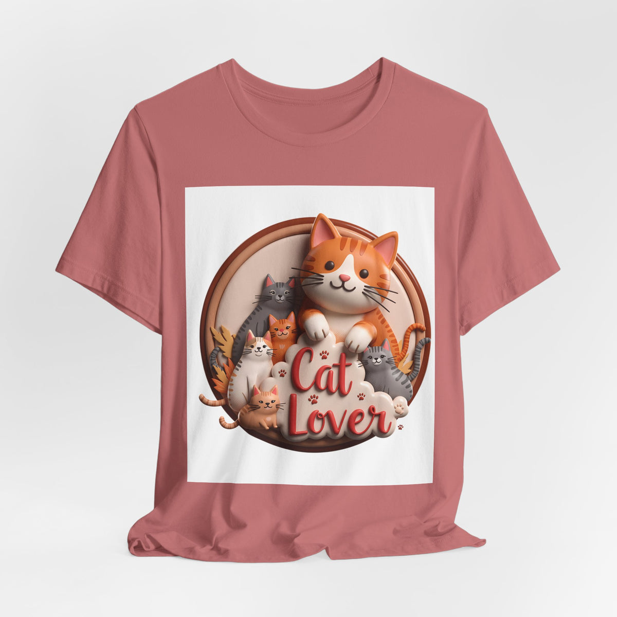 Cat Lover T-Shirt — Cute Cartoon Cats Graphic Tee