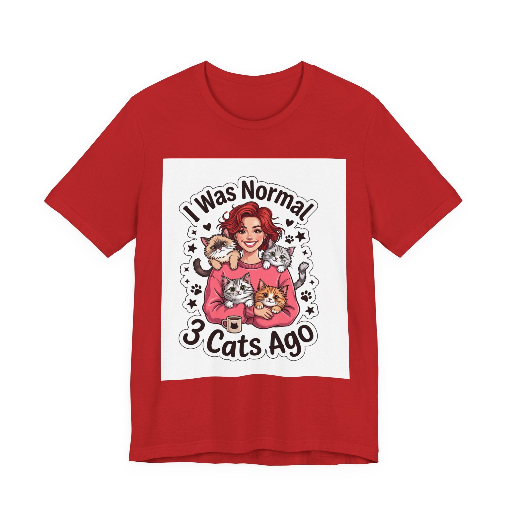 I Was Normal 3 Cats Ago T-Shirt — Funny Cat Lover Tee