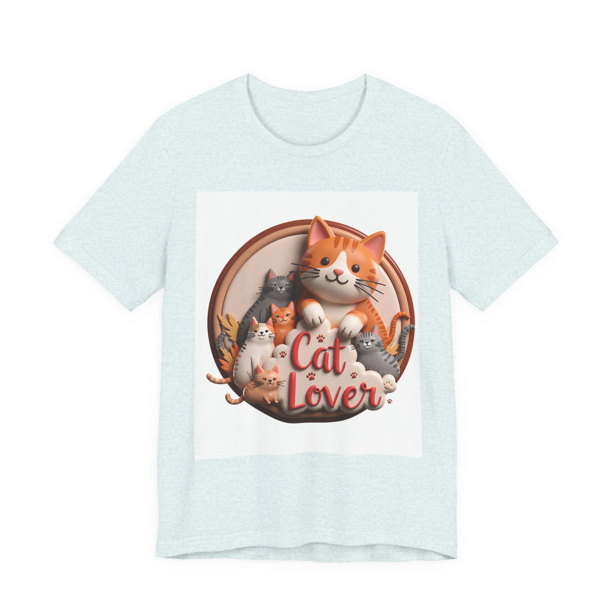 Cat Lover T-Shirt — Cute Cartoon Cats Graphic Tee