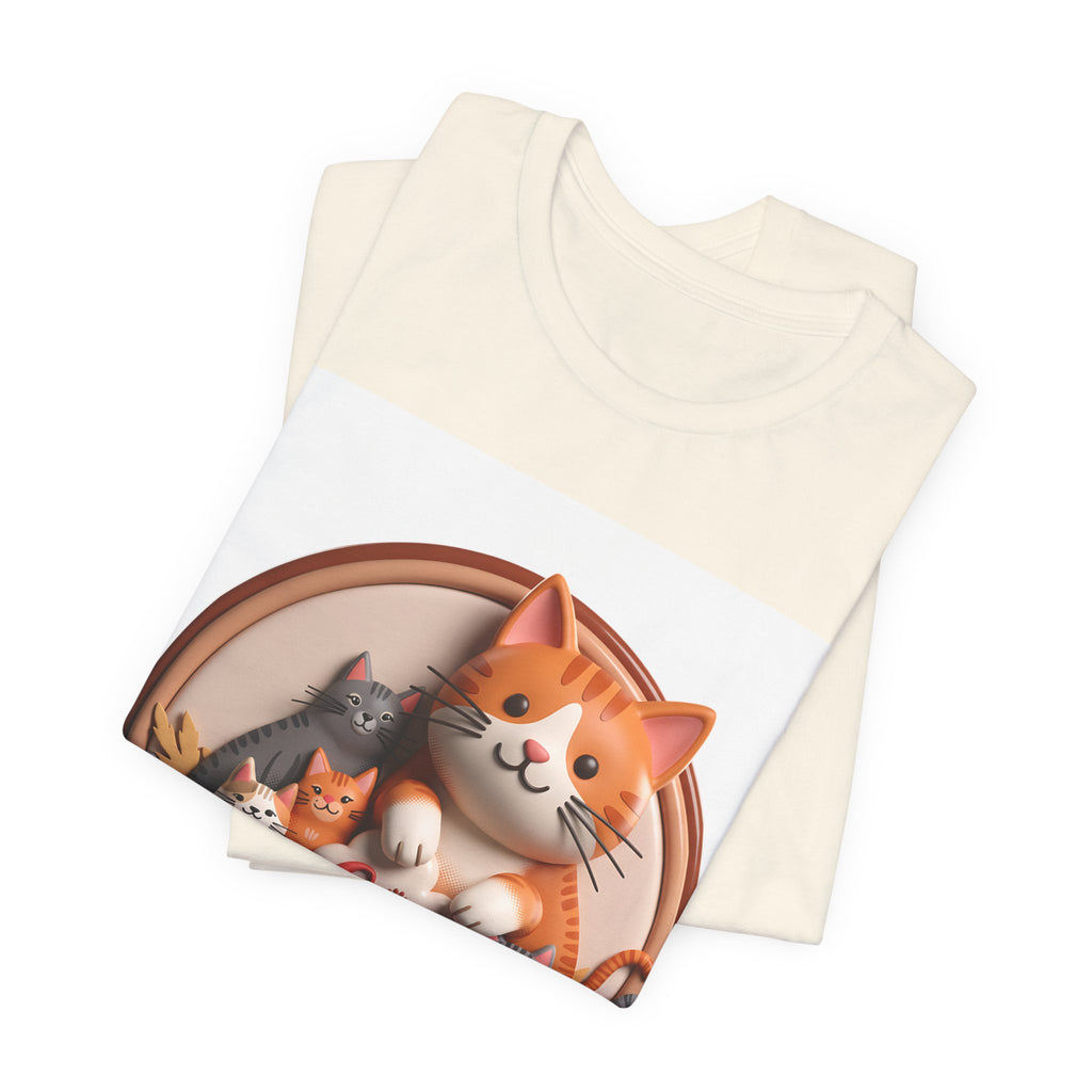 Cat Lover T-Shirt — Cute Cartoon Cats Graphic Tee