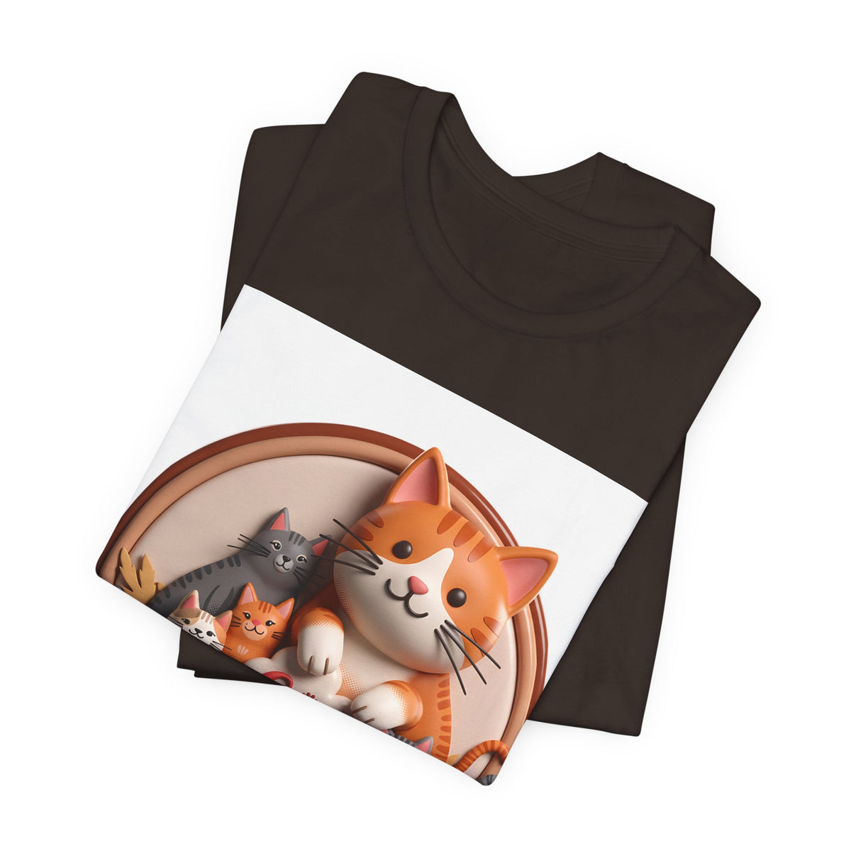 Cat Lover T-Shirt — Cute Cartoon Cats Graphic Tee