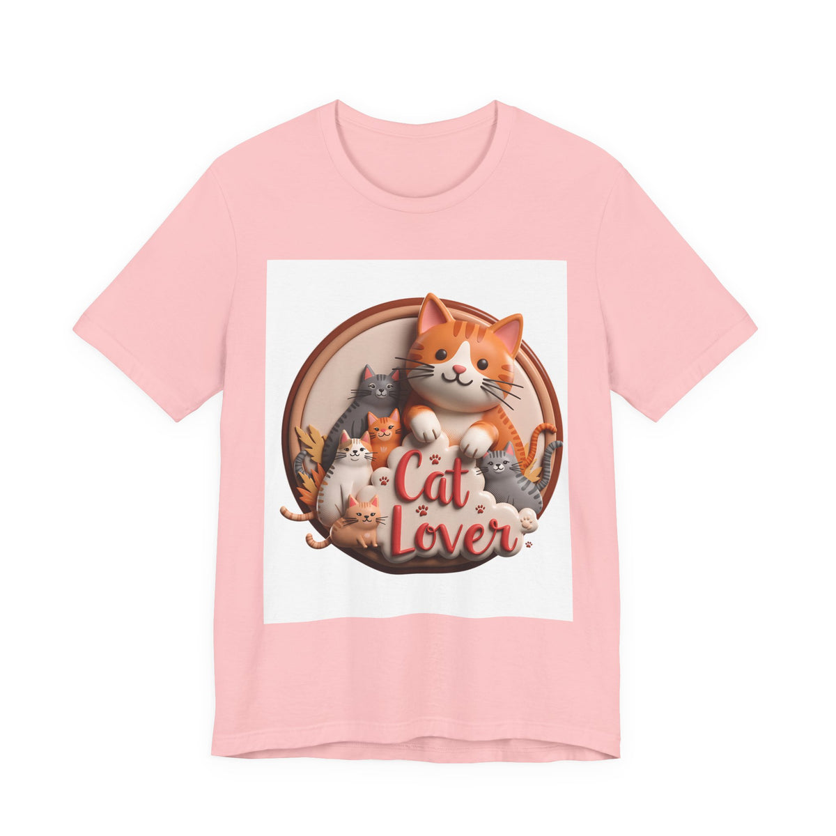 Cat Lover T-Shirt — Cute Cartoon Cats Graphic Tee