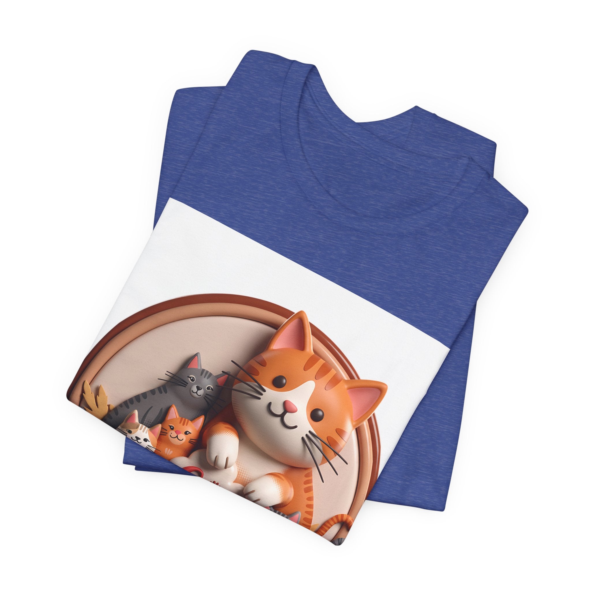 Cat Lover T-Shirt — Cute Cartoon Cats Graphic Tee