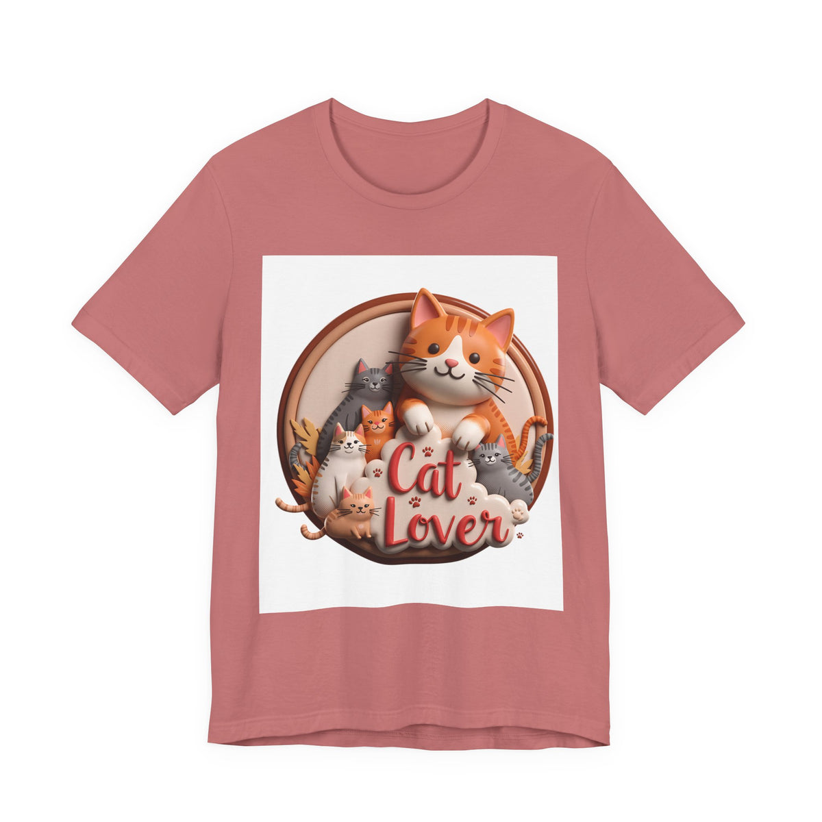 Cat Lover T-Shirt — Cute Cartoon Cats Graphic Tee