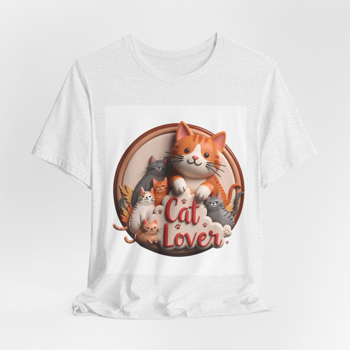 Cat Lover T-Shirt — Cute Cartoon Cats Graphic Tee