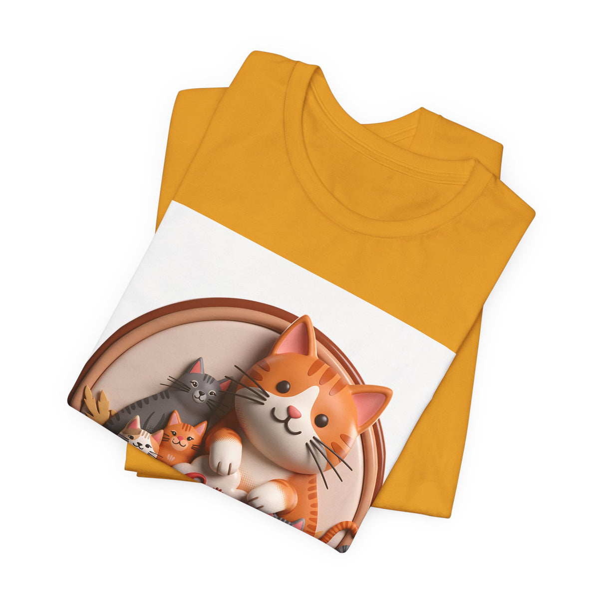 Cat Lover T-Shirt — Cute Cartoon Cats Graphic Tee