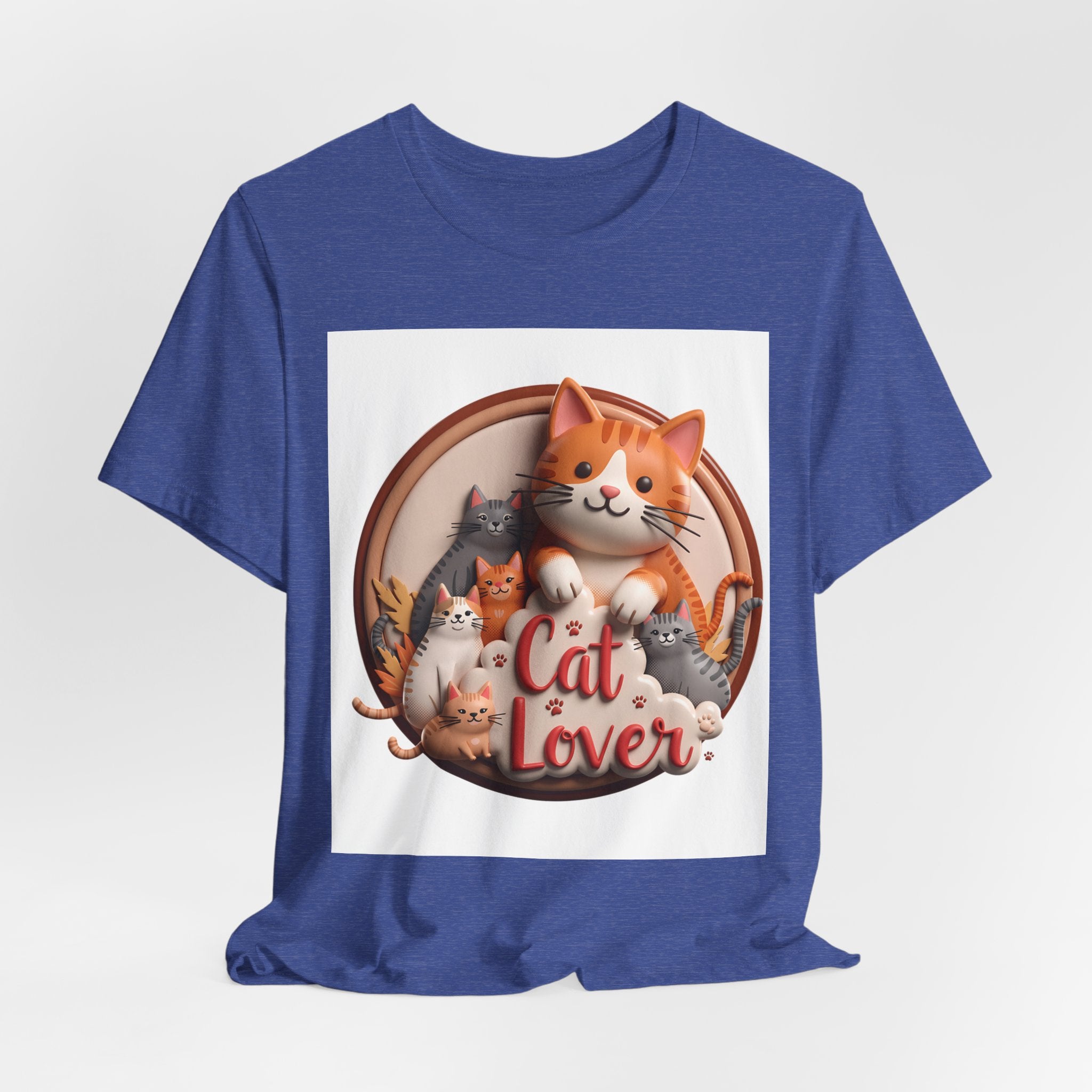 Cat Lover T-Shirt — Cute Cartoon Cats Graphic Tee