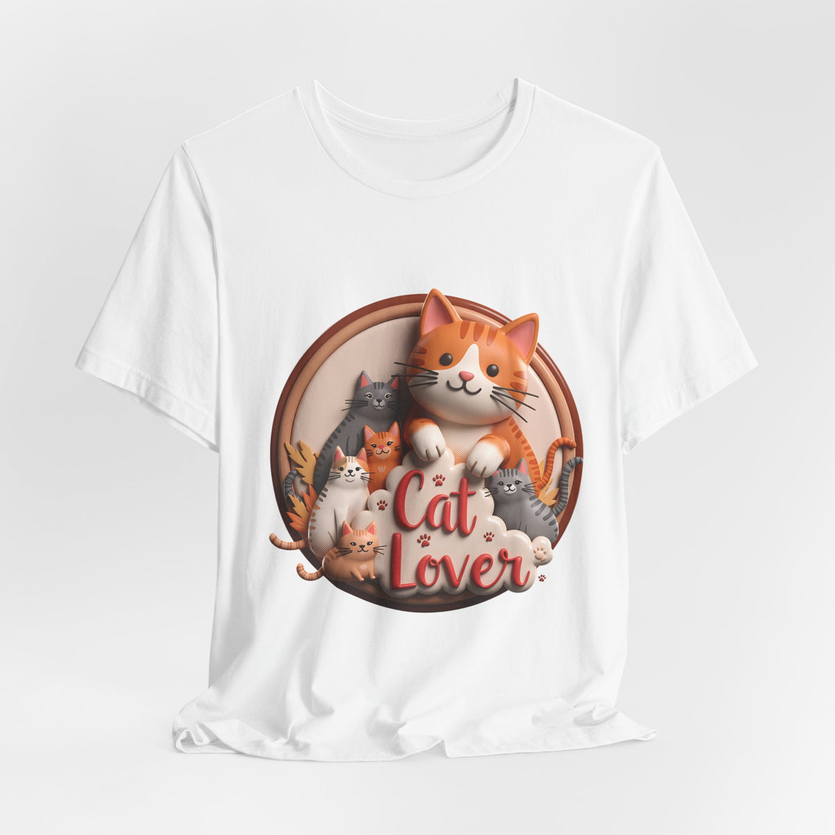 Cat Lover T-Shirt — Cute Cartoon Cats Graphic Tee