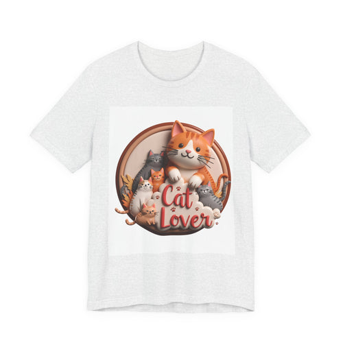 Cat Lover T-Shirt — Cute Cartoon Cats Graphic Tee