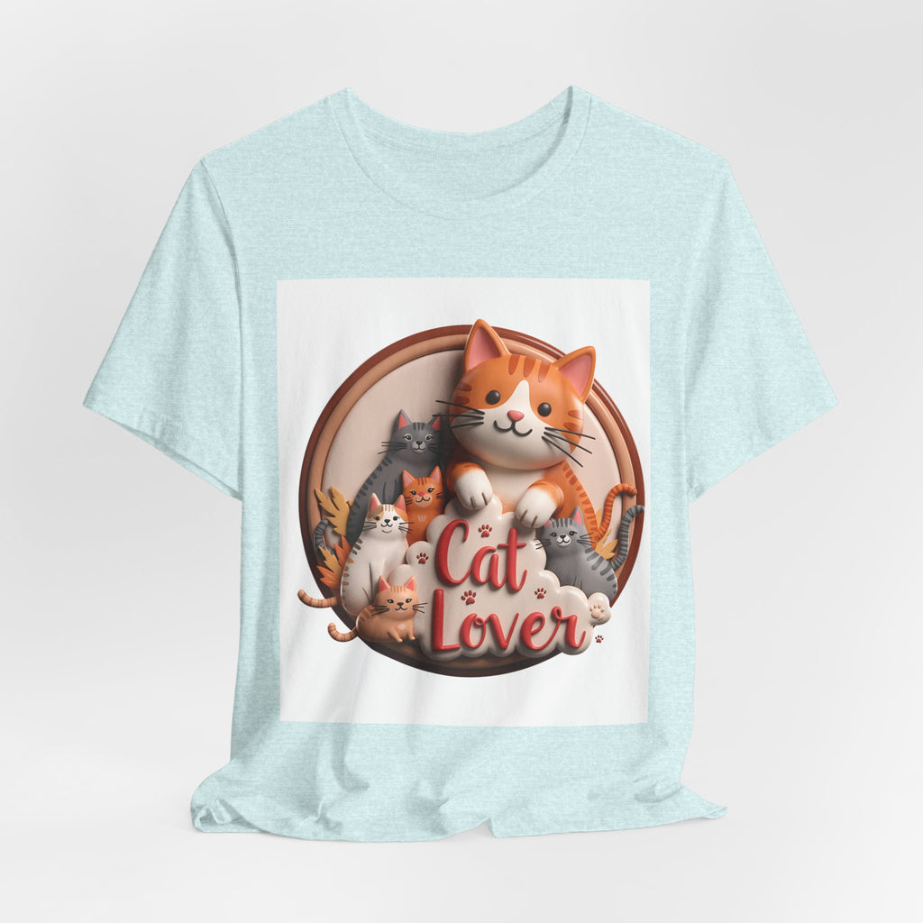 Cat Lover T-Shirt — Cute Cartoon Cats Graphic Tee