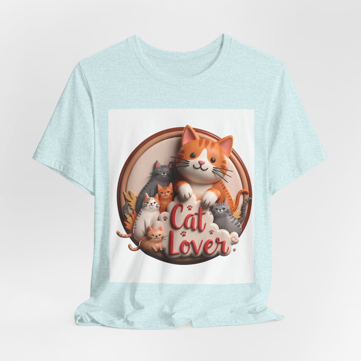 Cat Lover T-Shirt — Cute Cartoon Cats Graphic Tee