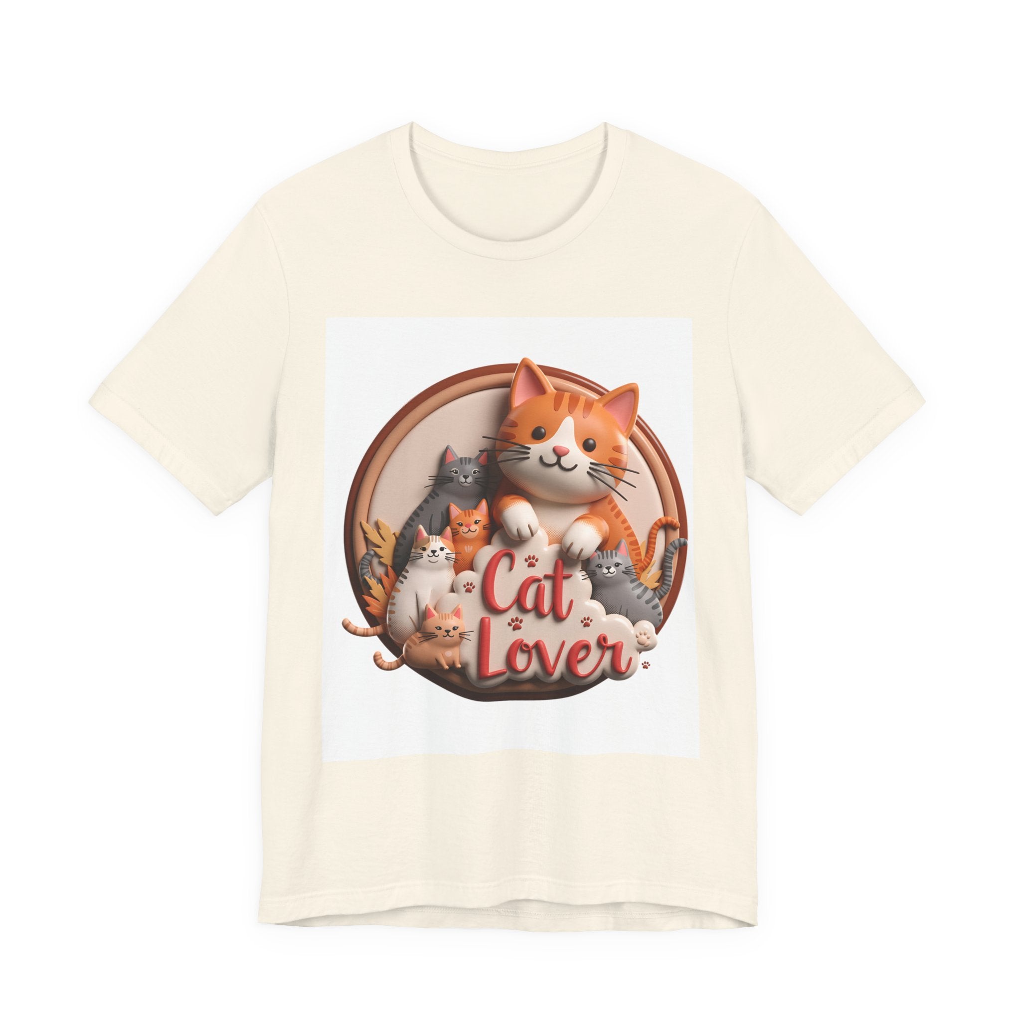Cat Lover T-Shirt — Cute Cartoon Cats Graphic Tee