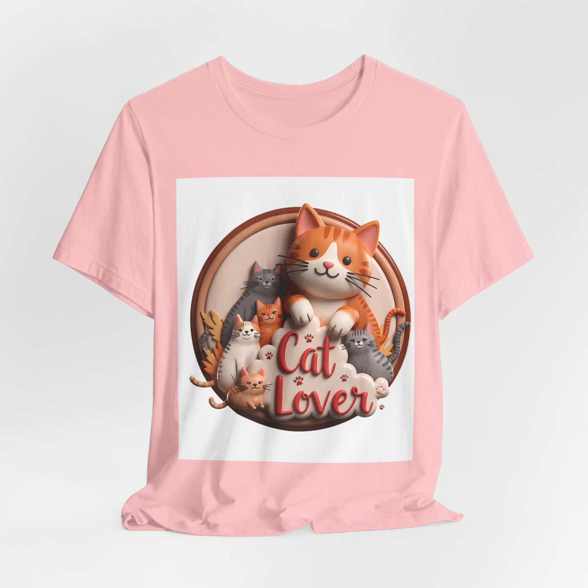 Cat Lover T-Shirt — Cute Cartoon Cats Graphic Tee