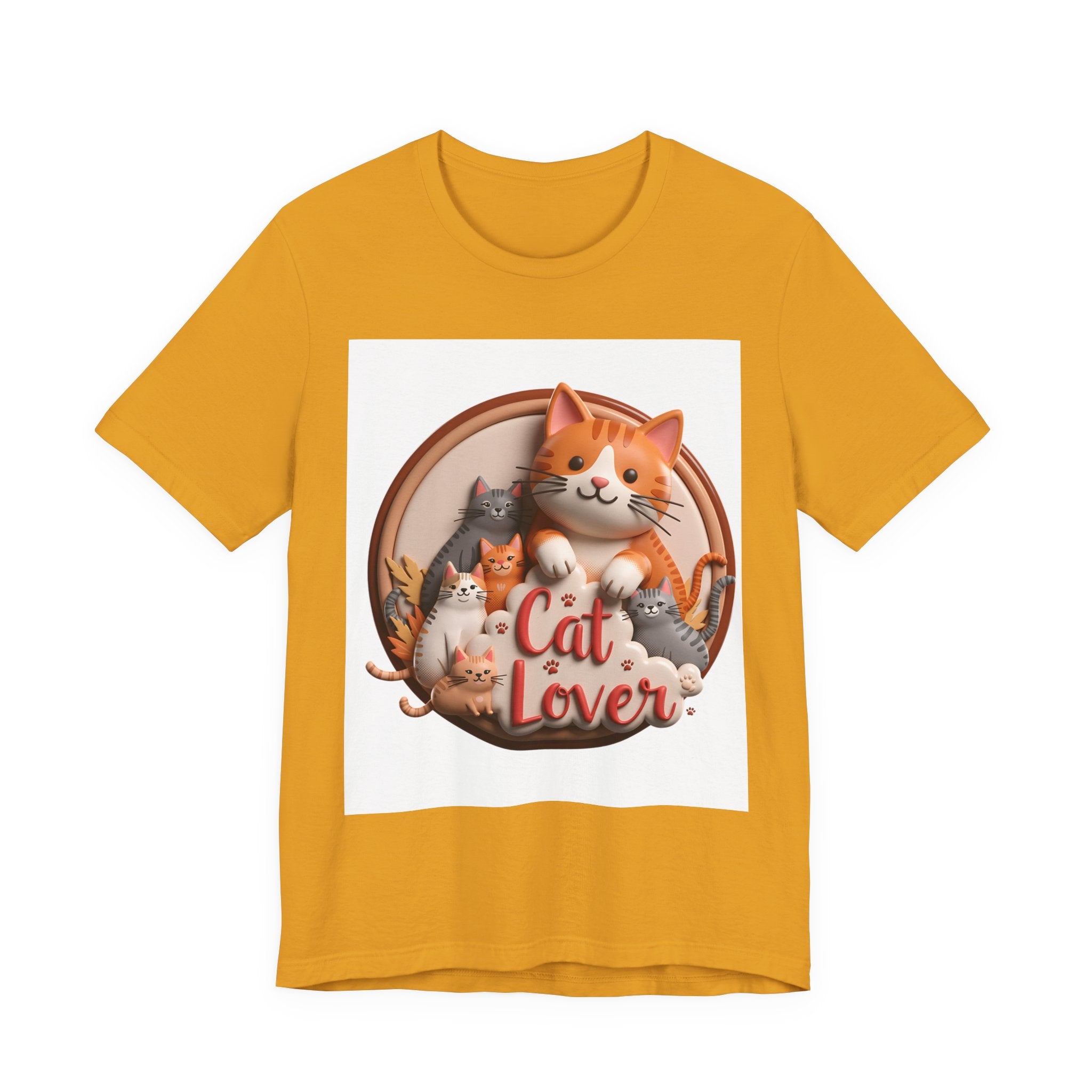 Cat Lover T-Shirt — Cute Cartoon Cats Graphic Tee