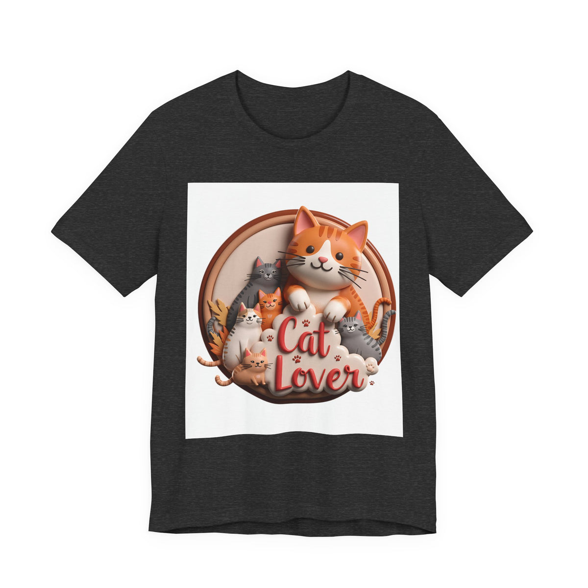 Cat Lover T-Shirt — Cute Cartoon Cats Graphic Tee