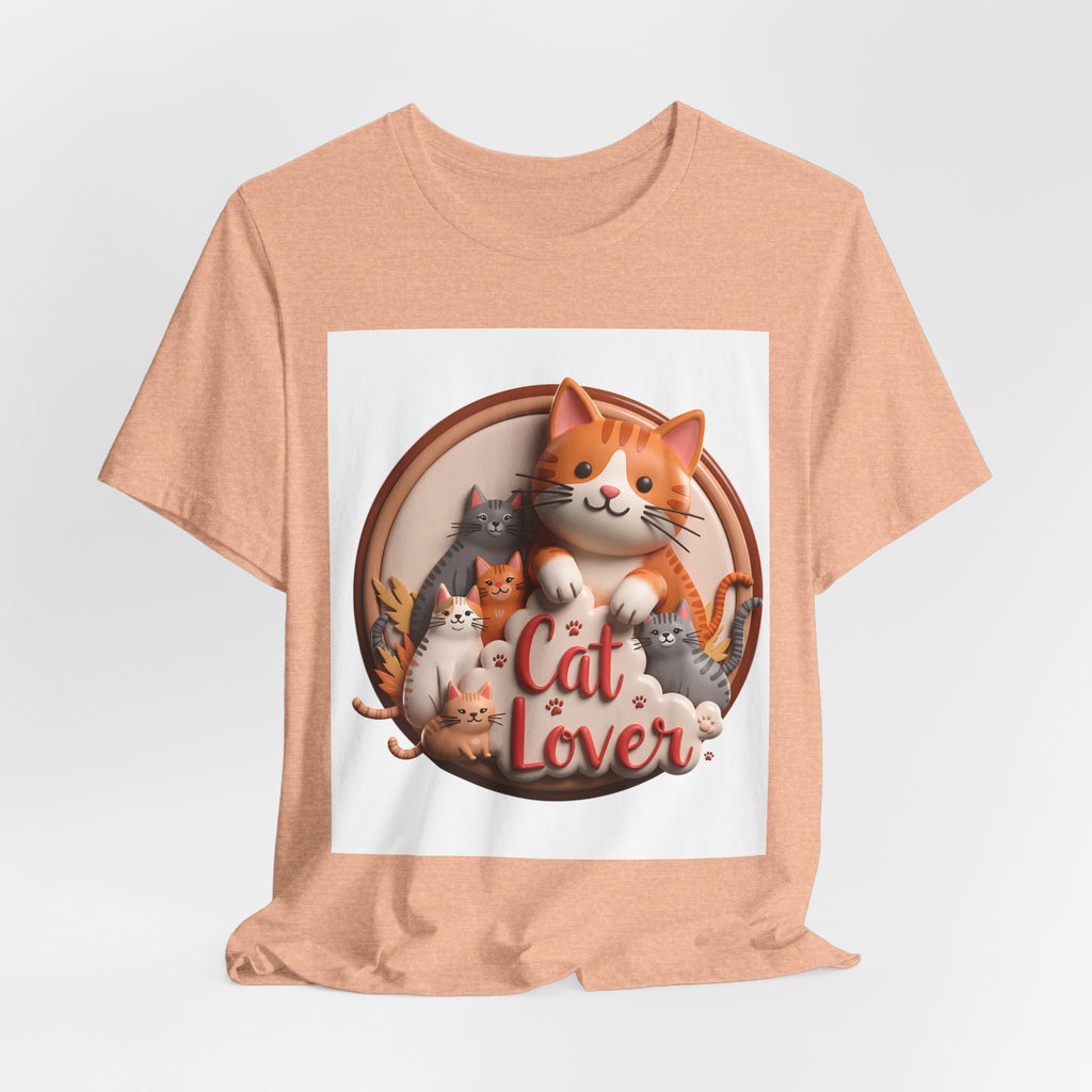 Cat Lover T-Shirt — Cute Cartoon Cats Graphic Tee