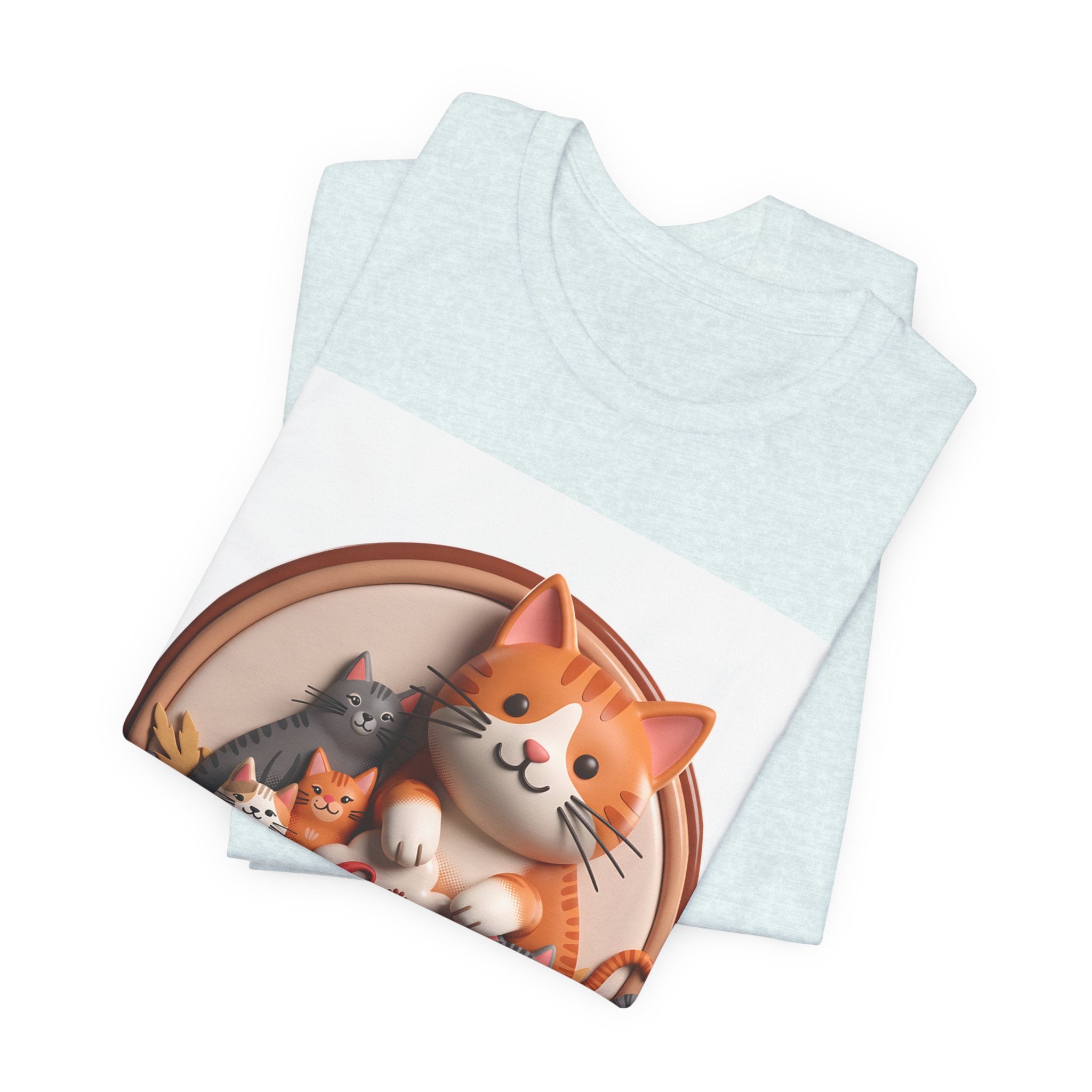 Cat Lover T-Shirt — Cute Cartoon Cats Graphic Tee