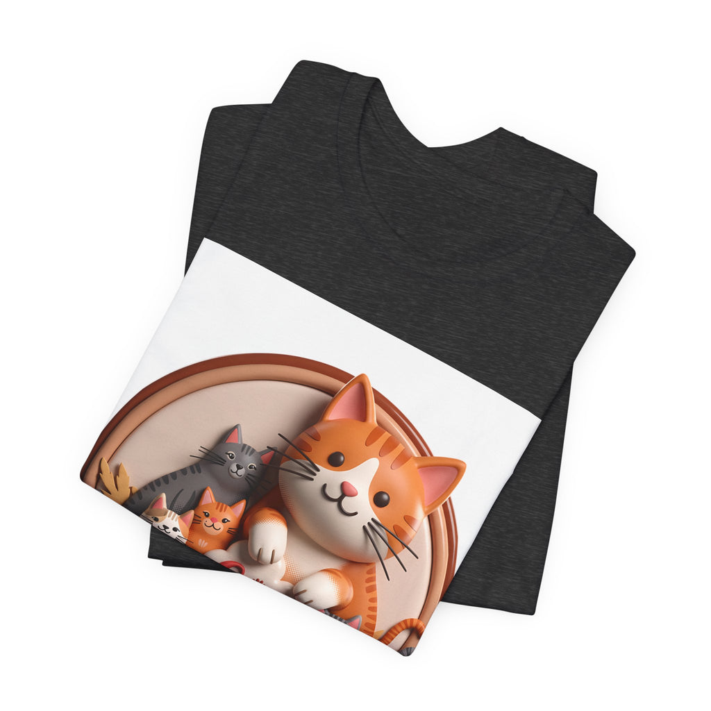 Cat Lover T-Shirt — Cute Cartoon Cats Graphic Tee