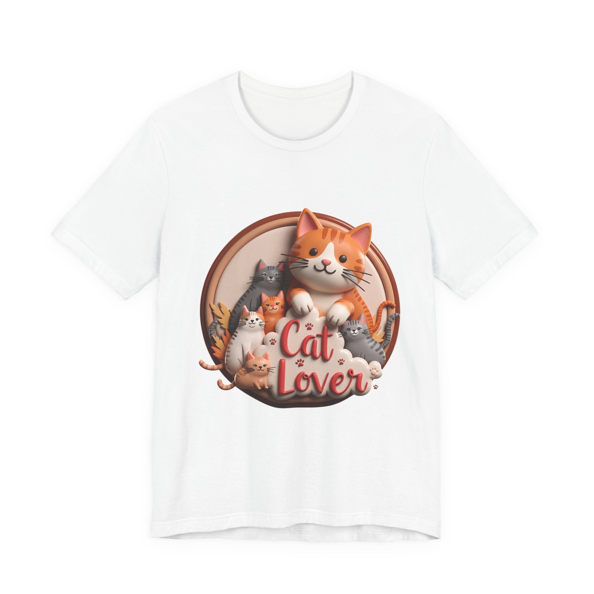 Cat Lover T-Shirt — Cute Cartoon Cats Graphic Tee