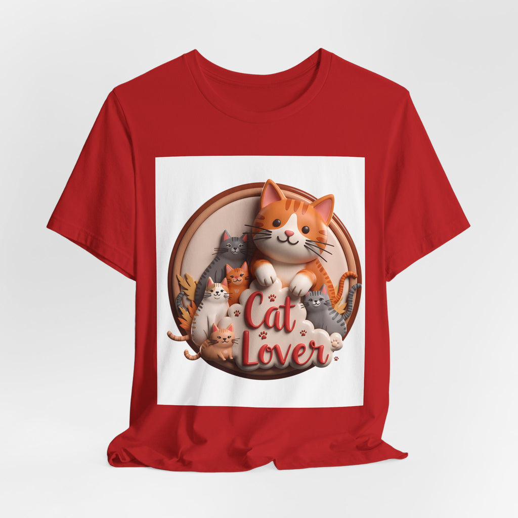 Cat Lover T-Shirt — Cute Cartoon Cats Graphic Tee