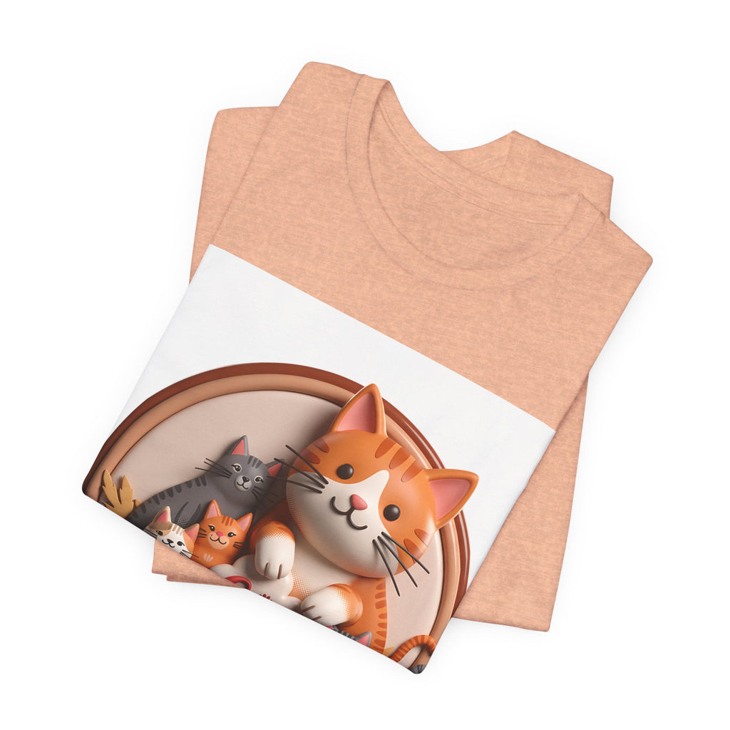 Cat Lover T-Shirt — Cute Cartoon Cats Graphic Tee