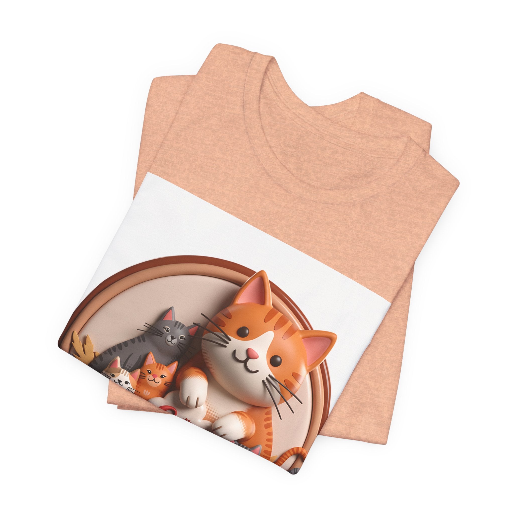 Cat Lover T-Shirt — Cute Cartoon Cats Graphic Tee