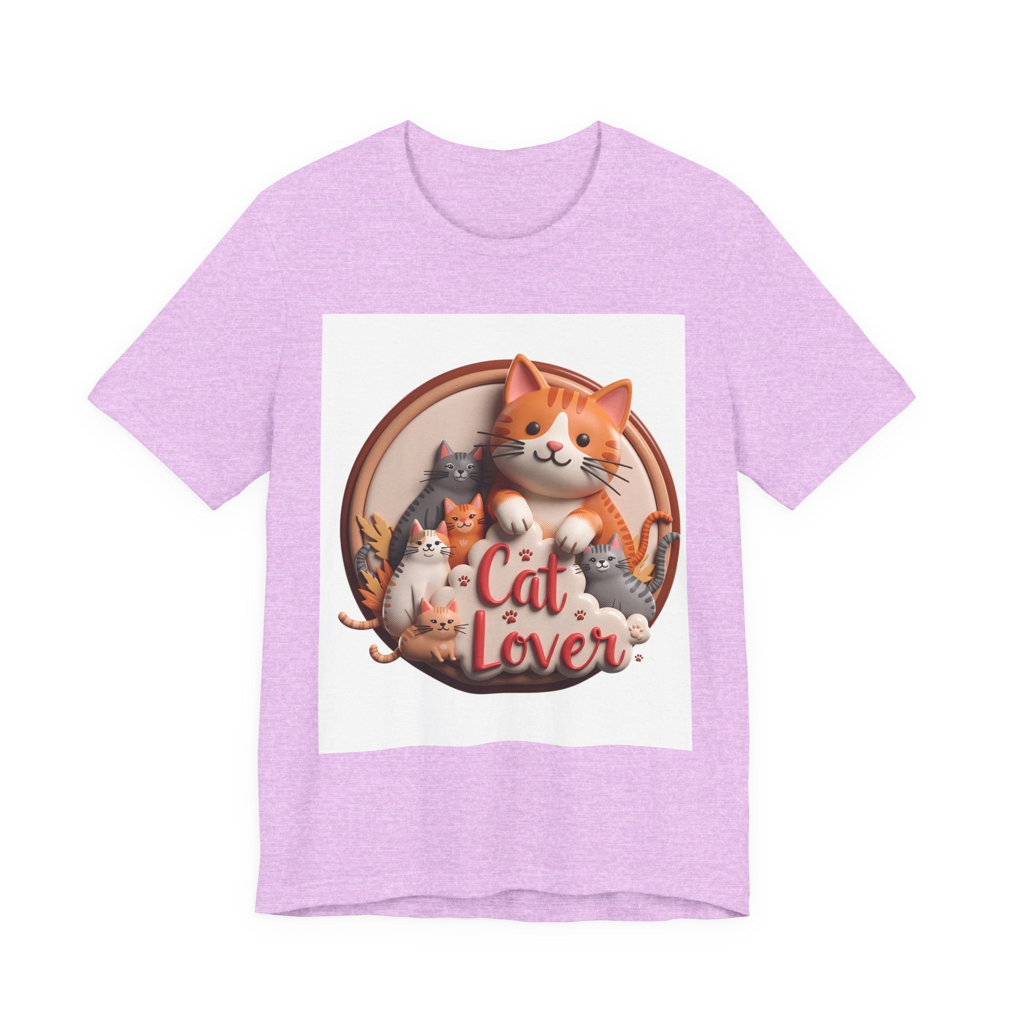 Cat Lover T-Shirt — Cute Cartoon Cats Graphic Tee