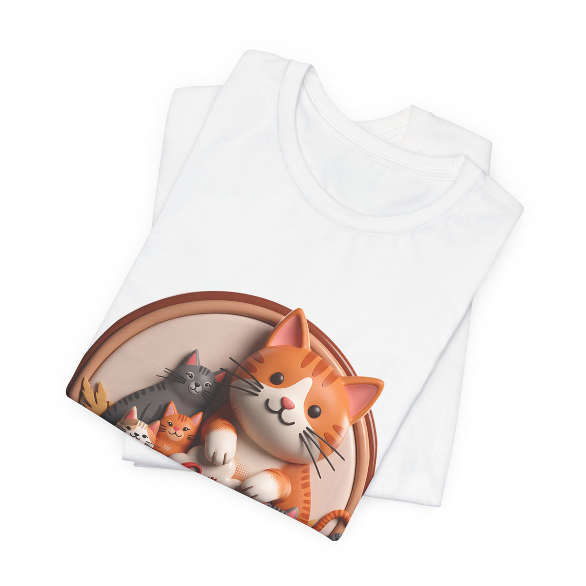 Cat Lover T-Shirt — Cute Cartoon Cats Graphic Tee