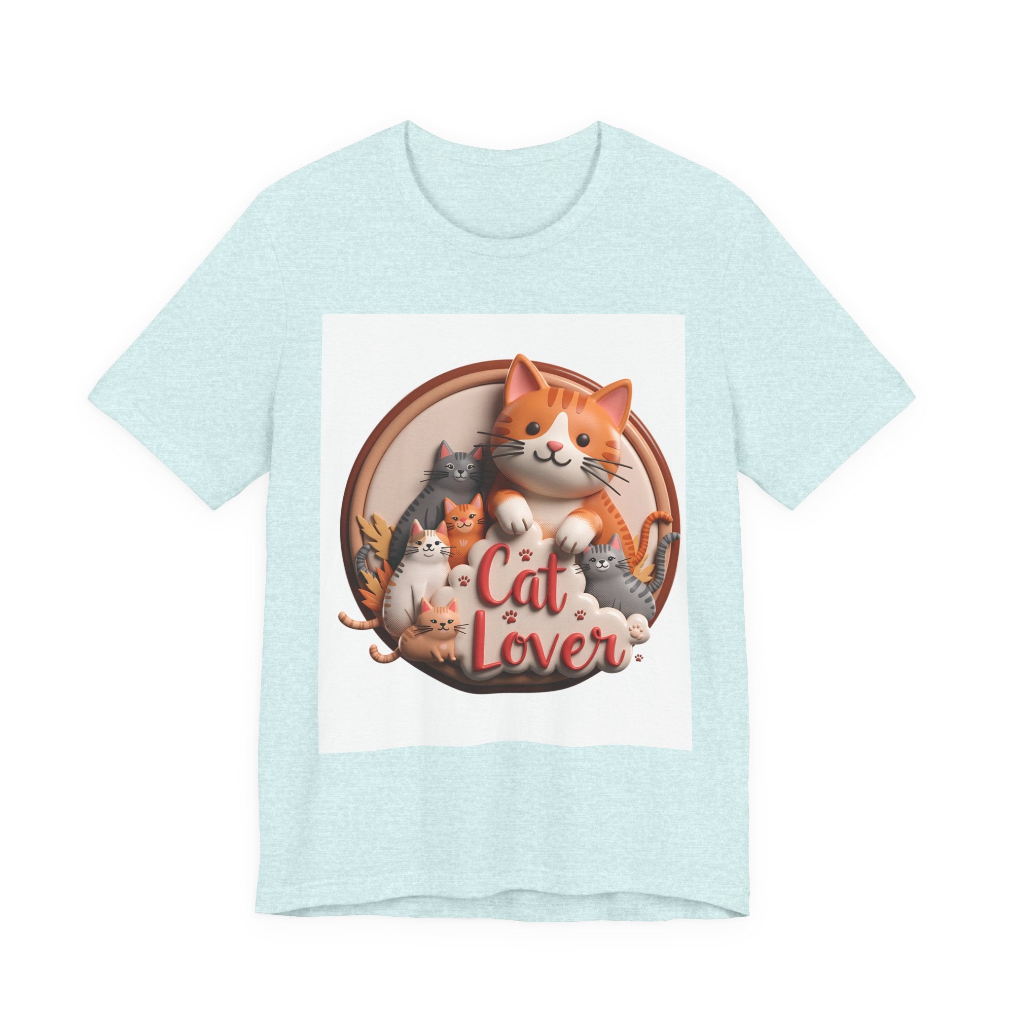 Cat Lover T-Shirt — Cute Cartoon Cats Graphic Tee